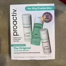 Proactiv Solution 30 Day Acne Treatment Kit 3pc EXP: 6/27 New Oily/Combo Skin
