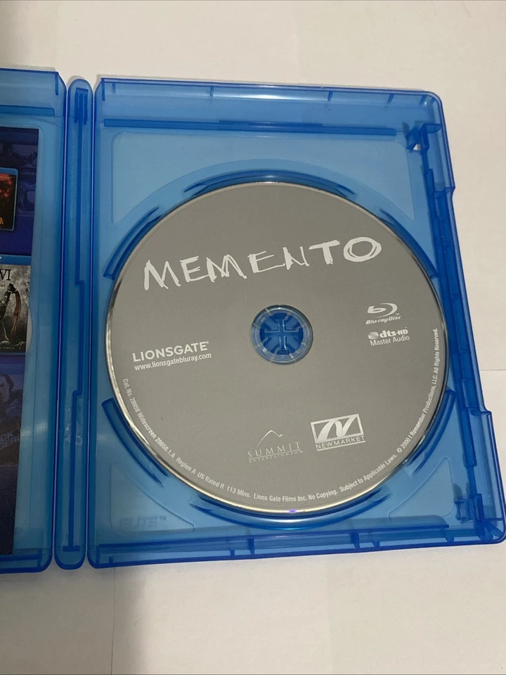 MEMENTO Blu-Ray 2011 Widescreen 10th Anniversary Special Edition - OOP! - Imagem 3 de 4