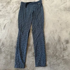 Kerrits Youth Girls XL Equestrian Pants Leggings Tights Blue Riding Horses