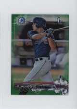 2017 Bowman Chrome Minis Prospects Green Refractor 87/99 Abrahan Gutierrez 11pj