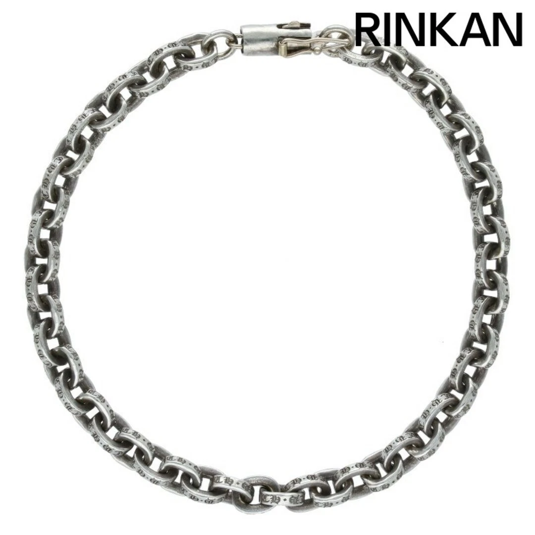 CHROME HEARTS Bracciale uomo argento catena carta cuori cromati 7 pollici usatob473c938eb0f1f78