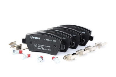 BOSCH 0 986 494 592 Bremsbeläge Satz Vorne für RENAULT Clio IV Schrägheck (BH)