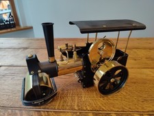 Wilesco D366 Dampfwalze Old Smokey, schwarz/messing, neuwertiger Zustand, TOP!