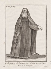Pauliner Order Saint Paul First Hermit Portugal monk costumes engraving 1 311405