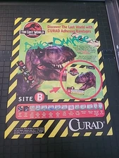 The Lost World Jurassic Park Curad Bandaid Print Ad 8x11 1997 Great To Frame 
