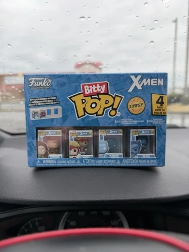 🔥👀 Marvel X-MEN Beast Chase HYPE RARE Funko Bitty Pop! Mini-Figure 4-Pack💥🔥