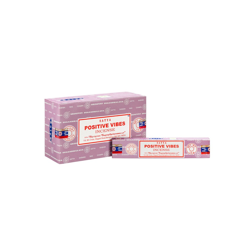 Positive Vibes Incense Sticks 15g - Box of 12 - Uplifting Aroma - Positivity & H - Image 3
