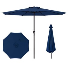 12 FT Patio Umbrella with Crank Handle Outdoor Market Umbrella
