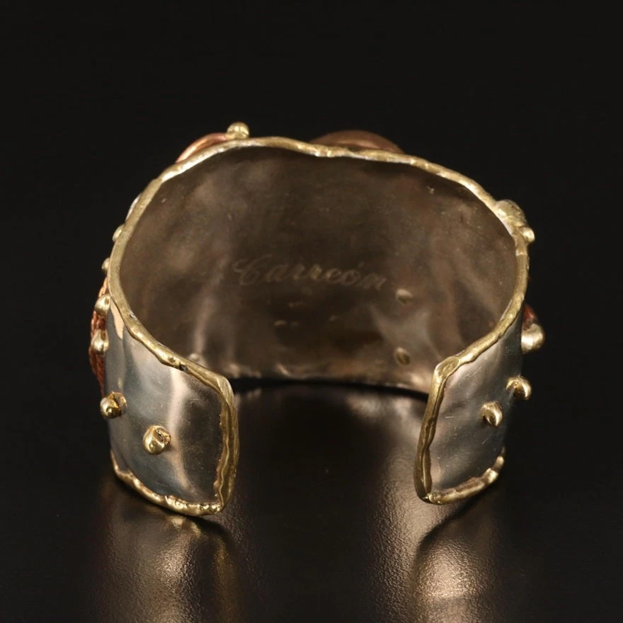 Bracelete Claudia Carreón ágata lírio cala - Imagem 3 de 4