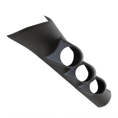 AutoMeter Triple Pillar For Dodge Ram 2500/3500 1998-2002 Black 52mm