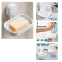 Seifenschale Taili Saugnapf Dusche 3 KG ABS TPE