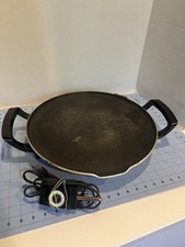 Vintage Oster 9949 Super Grill Black 16  Roun...