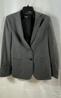 DKNY Women's Grey Wool Blend 2-Button Professional Blazer Jacket Sz 8 — photo 1