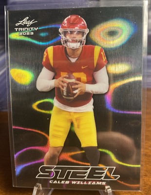 Caleb Williams - 2023 Leaf Trinity Steel Lava Silver Chicago Bears ROOKIE QB