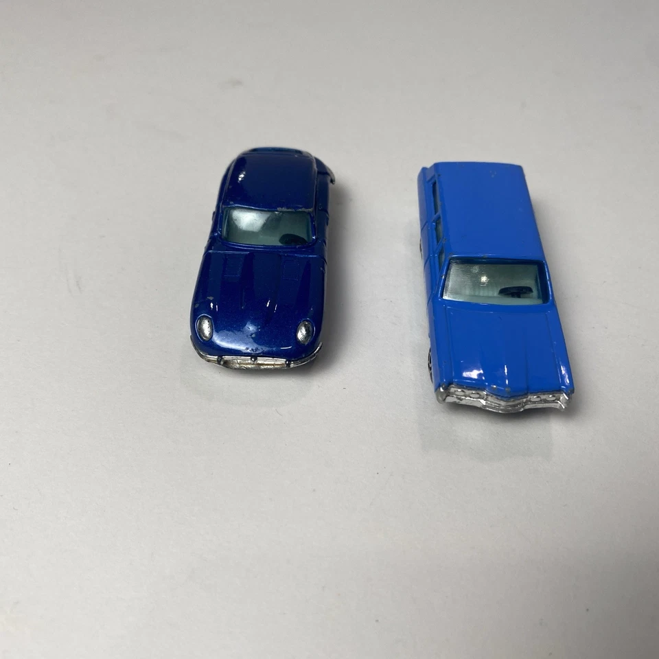 Jaguar Yatming azul E 4.2 #1010 y Ford # 1015 Road Champs Hong Kong suelto Foto 2 de 4