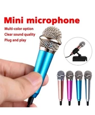 Mini Microphone Portable Vocal / Instrument Microphone For Mobile Phone Durable