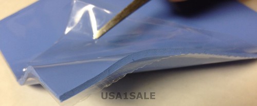 Tampon conducteur thermique 100x100x2mm GPU PS3 PS2 XBOX 360 dissipateur bleu épais !! - Photo 5/10