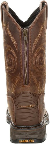 NIB Georgia Boot Carbo-Tec LT Comp Toe WP Work Wellington Brown Size 11 WIDE - 第 4/4 張圖片