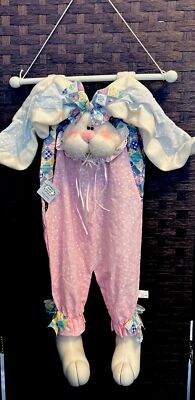 Cottontale Collection Hanging Wall Decor Easter 22  Bunny Cloth 3D NWT 