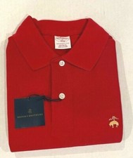NWT Brooks Brothers 1818 Men Multi Sizes Performance Polo ORIGINAL Fit Red