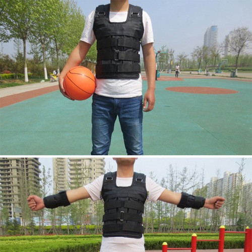 Gilet offres De Poids Équipement Dentraînement Réglable Vêtement Sans Manches Lesté