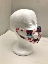 Beautiful white owl on pink and purple with valve face cover bandana scarves