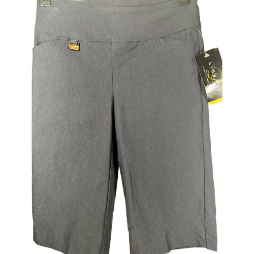 LISETTE L Women's Slim Leg Flatter Control Stretch Shorts Black Size 0 - NWT - Picture 2 of 10
