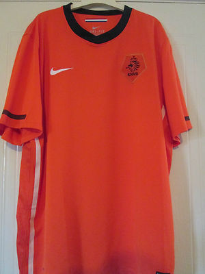 Holland Niederlande 2010-2011 Heim Fußball Trikot Größe Extra Large /39453