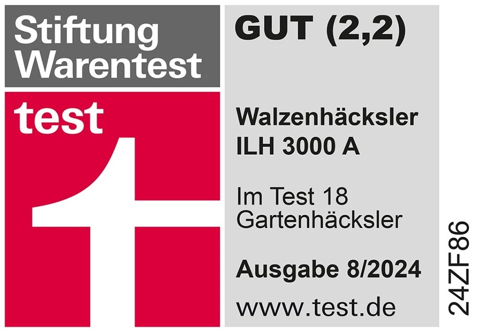 IKRA Elektro Walzenhäcksler Leisehäcksler ILH 3000 A 60 L Fangbox Schere Brille - Bild 4 von 4