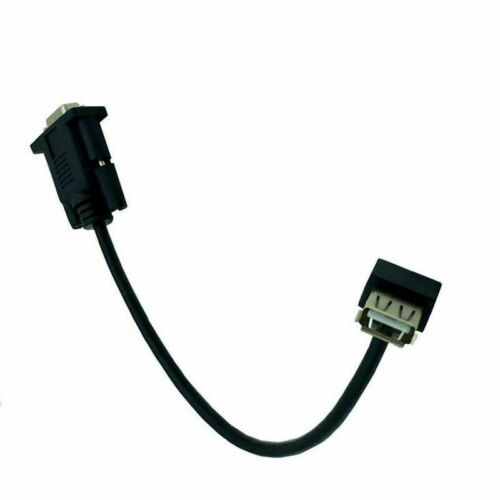 RS232 DB9 Female to USB 2.0 A Up angle 90 degree Female Serial Cable Connector - Picture 6 of 6