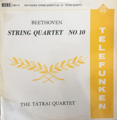 Ludwig van Beethoven, Tátrai Quartet - String Quartet No. 10 In E Flat Major,...