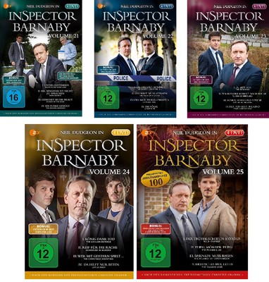 20 DVDs * INSPECTOR BARNABY - VOLUME 21 + 22 + 23 + 24 + 25 IM SET # NEU OVP &