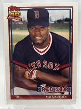 1991 Topps Traded Mo Vaughn Baseball Card #123T Mint FREE SHIPPING
