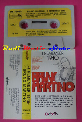 MC BRUNO MARTINO Remember 1940 1978 Italy OXFORD OX 73083 no cd lp dvd vhs