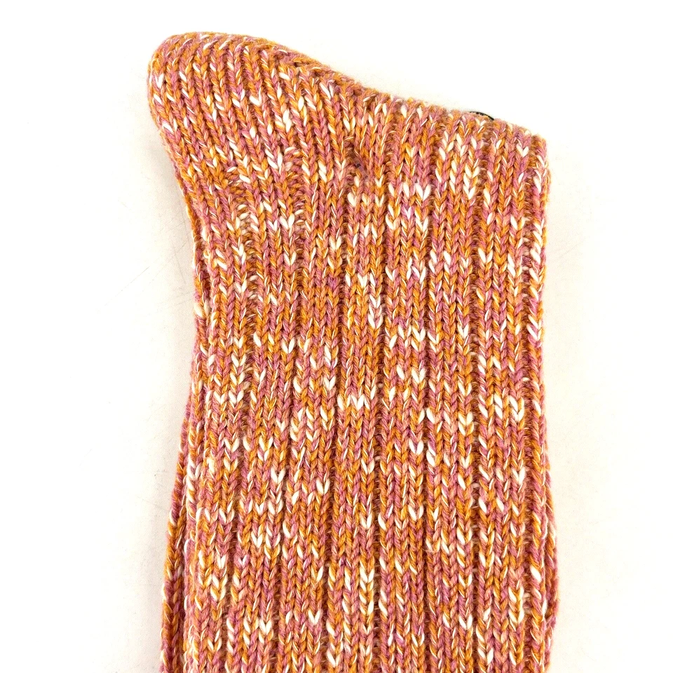 NUEVO CON ETIQUETAS J Crew Mujer Calcetines de Campamento Mármol Coral Rosa Mezcla de Algodón Talla Única Cálidos Senderismo Foto 4 de 4