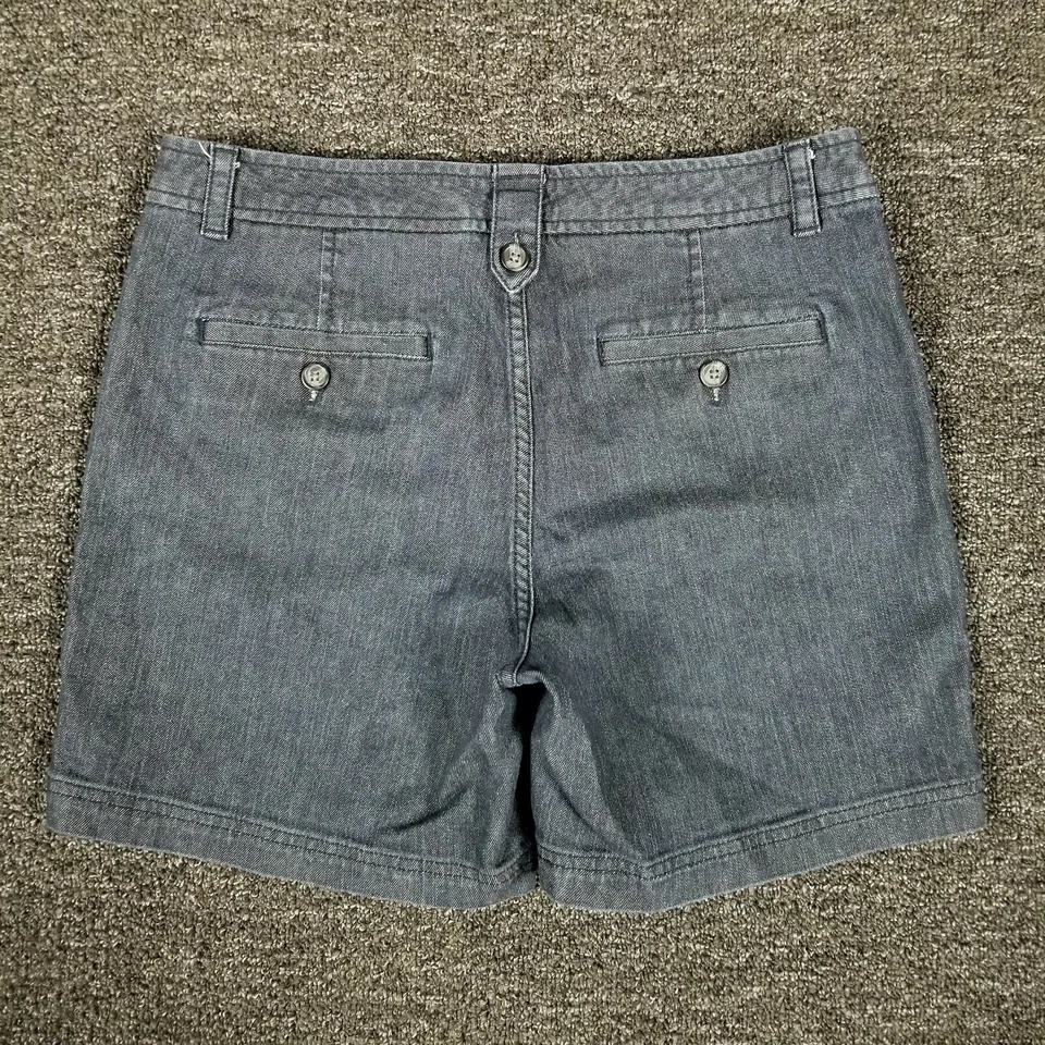 Pantalones Cortos de Jean Dockers Para Mujer 6 Azul Elastizado Informal Denim 9.5" Tiro 31x6 Chino Foto 4 de 4