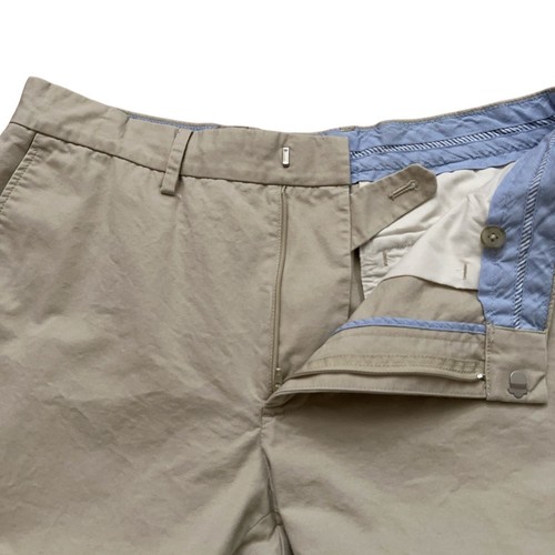 J.Crew Pants Mens Size 33x32 Bedford Chino Flat Front 100% Cotton Beige - Picture 3 of 7