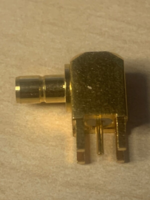CONNECTOR SMB R/A PCB Skt 50 Ohm Gold Plt Set of 5 pcs