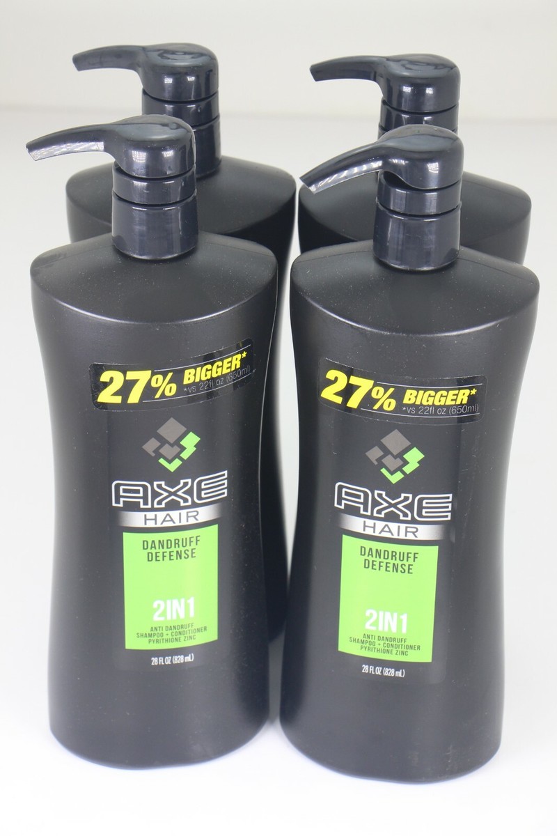 READ 4 x AXE Dandruff Defense 2in1 Shampoo + Conditioner