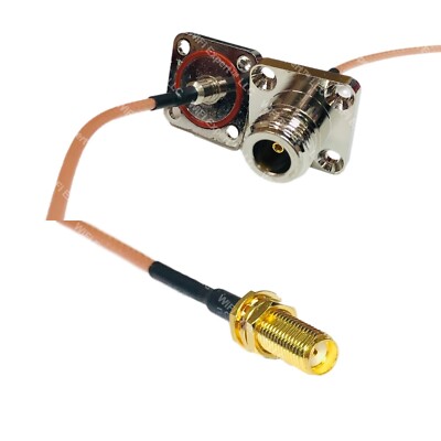 RG316 N Female Flange O-Ring to SMA Female Long RF Cable Rapid-SHIP LOT
