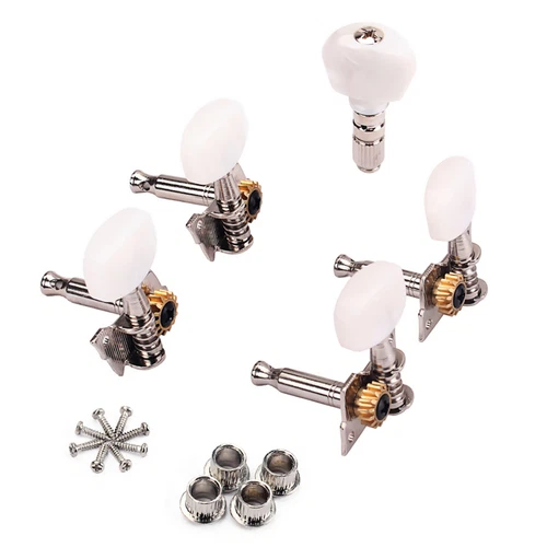 5pcs Zinc Alloy PVC Banjo Machine Head Tuners Tuning Pegs Instrument Parts NEW