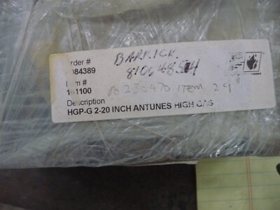 New Antunes Controls 8101111202 Single Gas Switch, Hgp-G