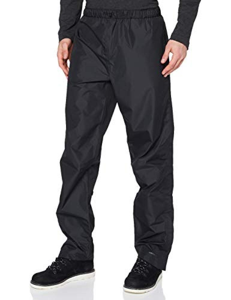 (TG. M Corto) VAUDE, Pantaloni Uomo Fluid II S/S+L/S, Nero (Black), M Corto - NU
