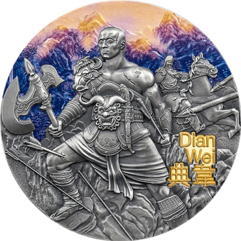 2021 ニウエ ５オンス銀貨 ダイアナ NGC ダイヤモンド モダン  2021 3 Oz Silver $5 Niue Warriors Of Ancient China DIAN WEI