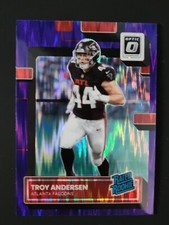 2022 Donruss Optic Rated Rookie Purple Shock Prizm Troy Andersen RC #273 Atlanta
