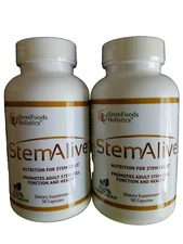 2 STEM ALIVE STEM FOODS HOLISTICS CELULAS MADRE 180 CAPS