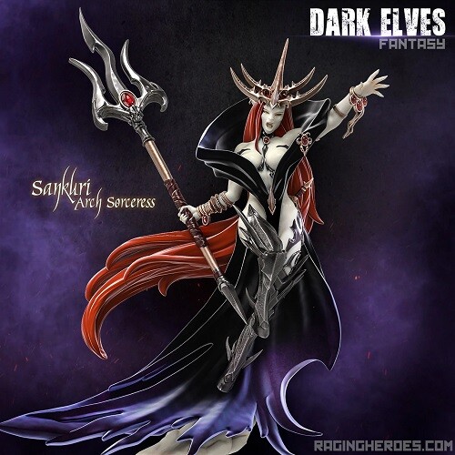 【Duru様用】WITCHBLOOD / Sorceress Of The Raging Heroes Dark Elves Sankuri, Arch Sorceress Dark Eldar