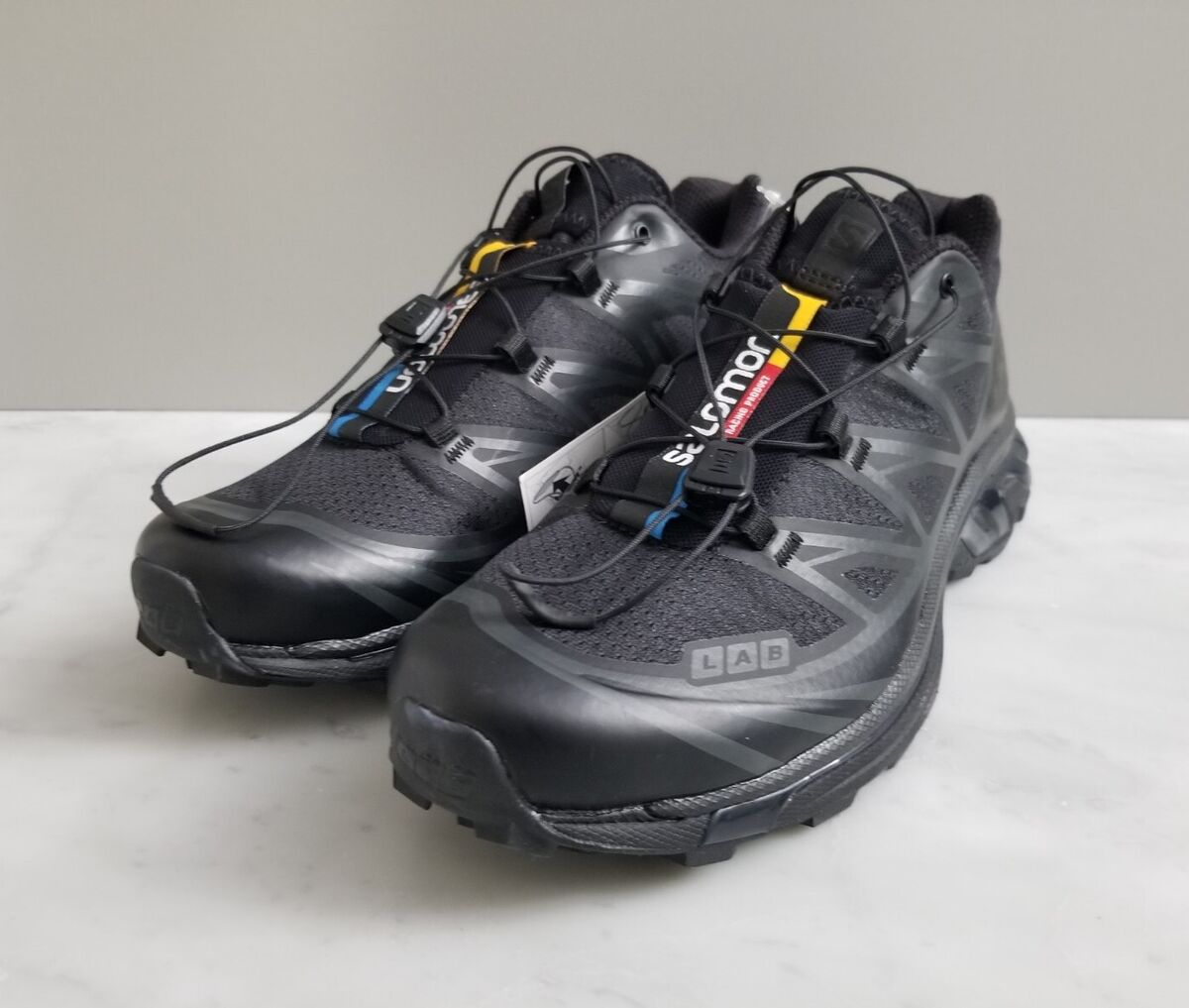 Salomon XT-6 Advanced Trail Black Running Shoes Mens Size 5 Salomon XT-6 Advanced Trail Black Running Shoes Mens Size 5