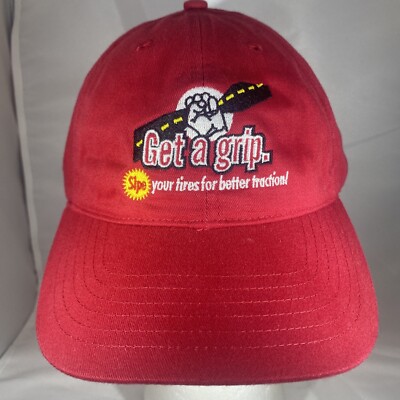 Get A Grip. SLPE Tires Red Hat / Cap Adjustable ITC Free Shipping
