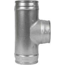 4'' Metal Duct Splitter for Exhaust Fan T Joint Duct Hose Connector 4x4x4